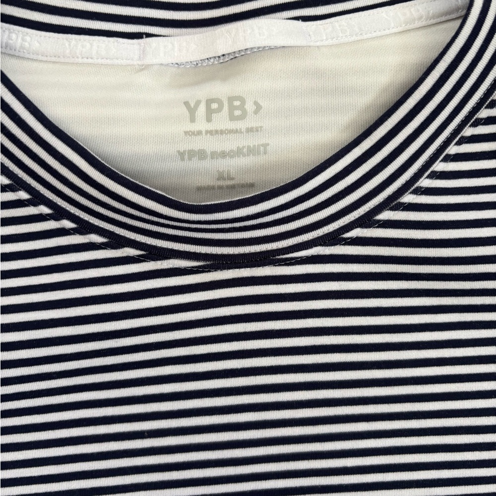 YPB neoKNIT Striped Crew Sweatshirt - Picture 4 of 7